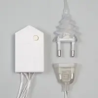 Гирлянда &laquo;Бахрома&raquo; 2.4&times;0.9 м с насадками &laquo;Олень&raquo;, IP20, прозрачная нить, 138 LED, свечение мульти, 8 режимов, 220 В