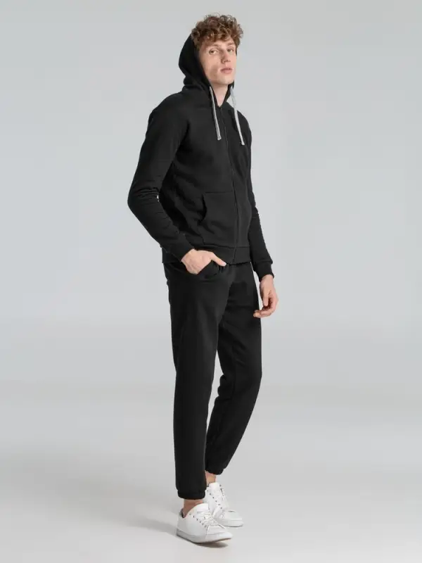 Толстовка на молнии с капюшоном Unit Siverga Heavy черная, размер S Толстовка на молнии с капюшоном Unit Siverga Heavy черная, размер S