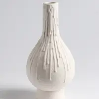 Ваза «Кристилис», 22×10.5 см, керамика, белая