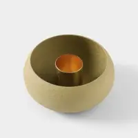 Подсвечник на 1 свечу на магнитах &laquo;Оливковый&raquo;, 7.5&times;7.5&times;3.5 см