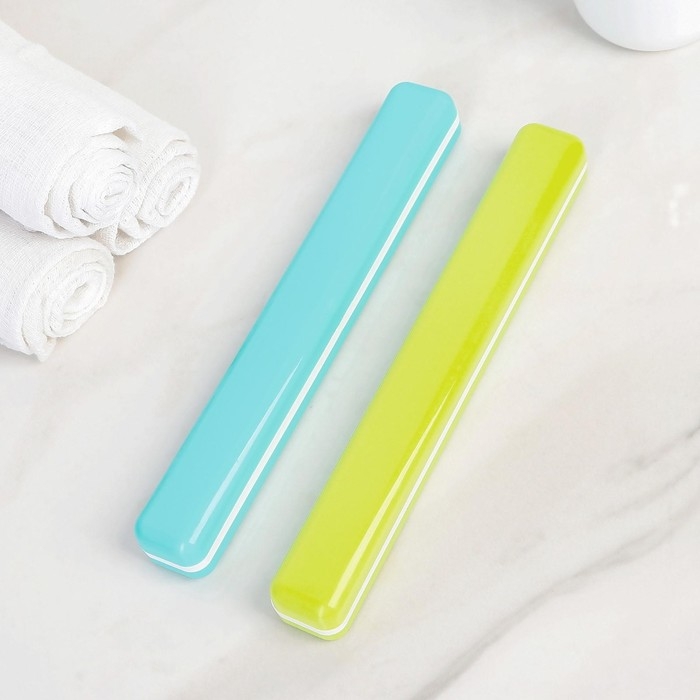 Футляр для зубной щётки, 20 см, цвет МИКС Футляр для зубной щётки, 20 см, цвет МИКС