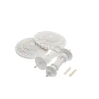 Крючок для штор CAPPIO KS030, d=95 мм, цвет белый, 2 шт