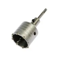 Коронка буровая в сборе ТУНДРА, SDS-plus, М22&times;65 мм