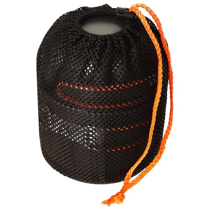 Набор туристической посуды Maclay: 2 кастрюли, приборы, печка-щепочница, карабин, 3 миски