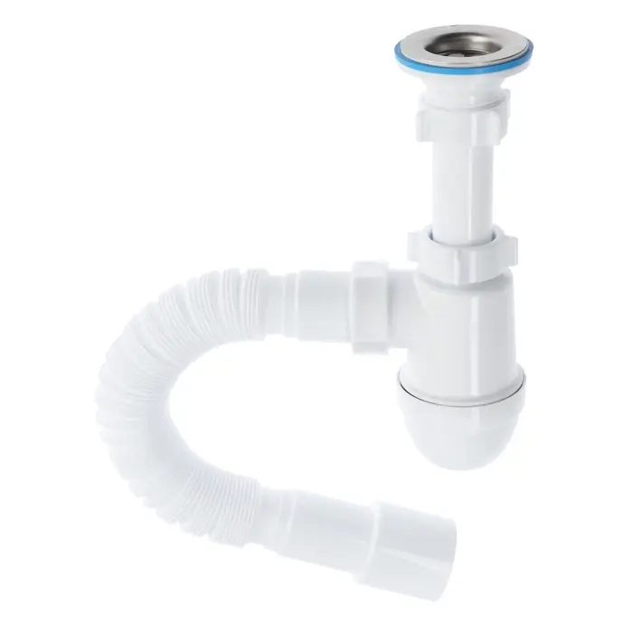 Сифон для раковины &laquo;АНИ Пласт&raquo; C1015, 1 1/4" &times; 40 мм с гибкой трубой 40&times;40/50 мм