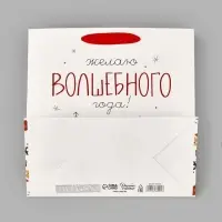 Пакет подарочный ламинированный квадратный «Волшебного», 22×22×11 см Пакет подарочный ламинированный квадратный «Волшебного», 22×22×11 см