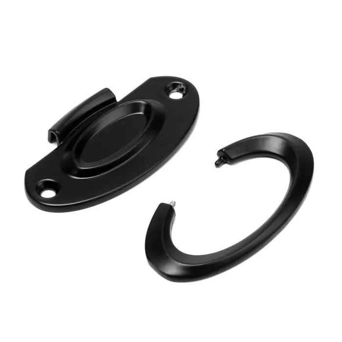 Ручка-кнопка CAPPIO RK130, мебельная, цвет черный