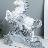 Фигура "Конь огненный" 40,5х36х15 см, антик