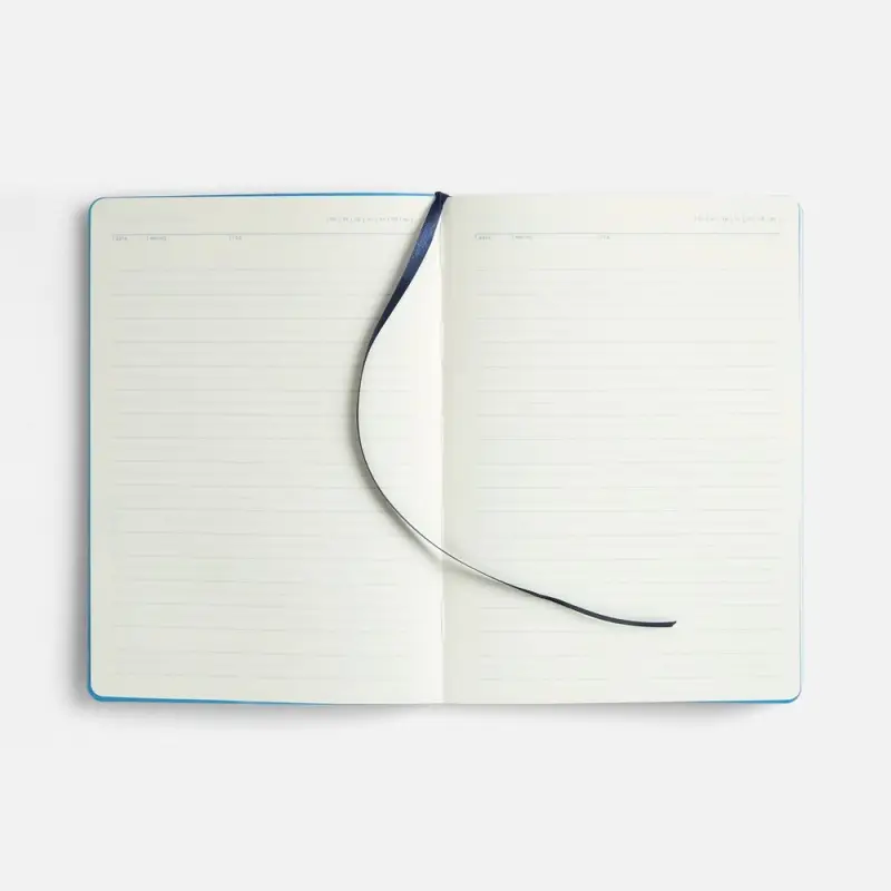 Ежедневник Doppio, недатированный, синий с голубым Ежедневник Doppio, недатированный, синий с голубым