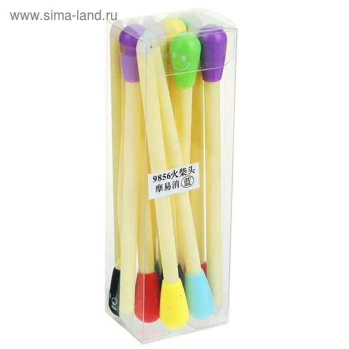 Ручка - прикол Calligrata «Спичка», гелевая, МИКС