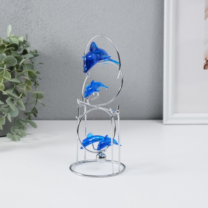 Маятник Маятник "Дельфины" 1 бол и 3 мал 9,5 х 8 х 19,5 см