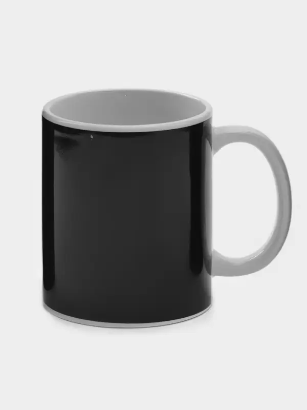 Кружка - хамелеон Доляна &laquo;Полнолуние&raquo;, 350 мл, керамика, чёрная