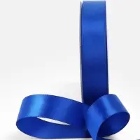 Лента атласная TEIRA, двухсторонняя, 20 мм, 25&plusmn;1 м, синяя №0329