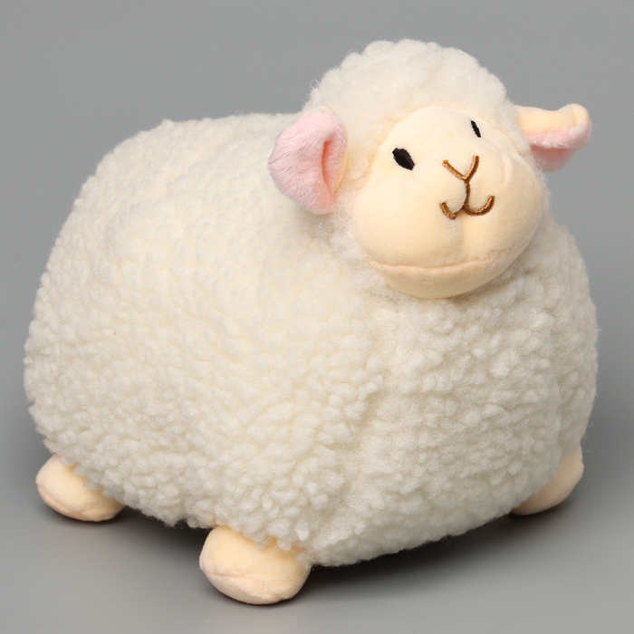 Мягкая игрушка «Овечка», 20 см, цвет белый Мягкая игрушка «Овечка», 20 см, цвет белый
