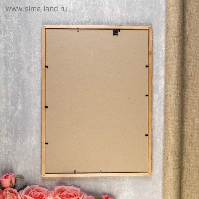 Фоторамка сосна с19 орех 30х42 см (пластиковый экран) Фоторамка сосна с19 орех 30х42 см (пластиковый экран)