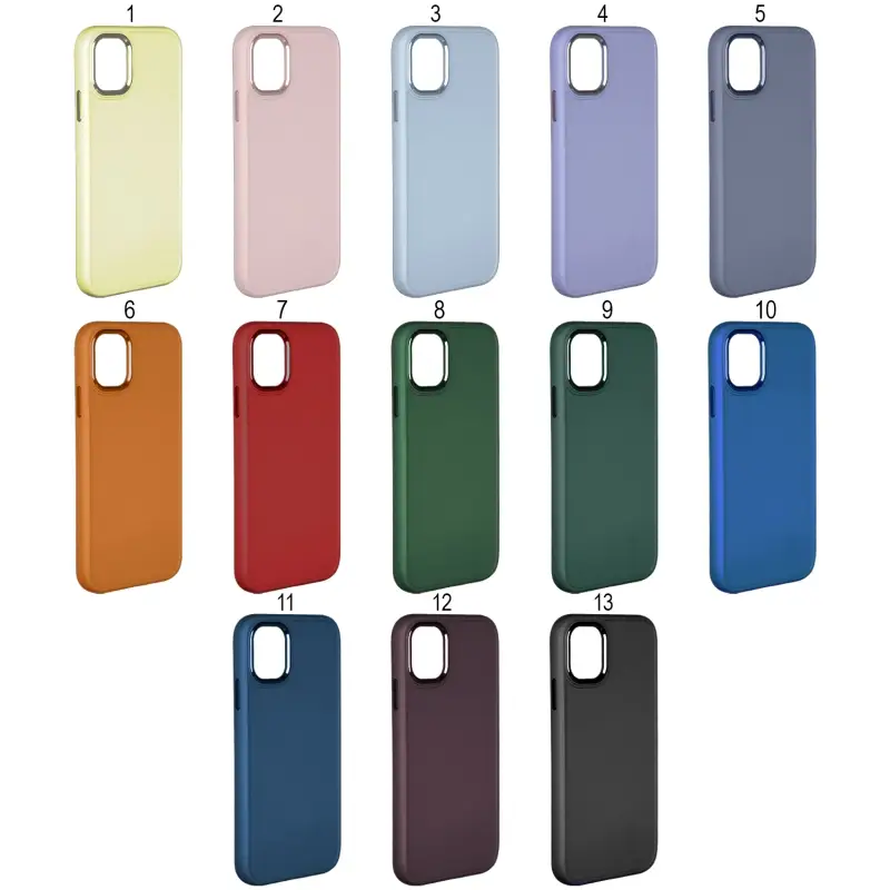 Чехол iPh 14 Plus (6.7) матовый с цветной камерой (в пакетике) Чехол iPh 14 Plus (6.7) матовый с цветной камерой (в пакетике)