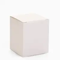 Футляр бархатный под кольцо, серьги &laquo;Подарочек&raquo;, 5&times;5&times;6 см, красный, вставка белая