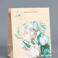 Пакет подарочный ламинированный, "Нежность в моменте" 18 х 22,3 х 10 см