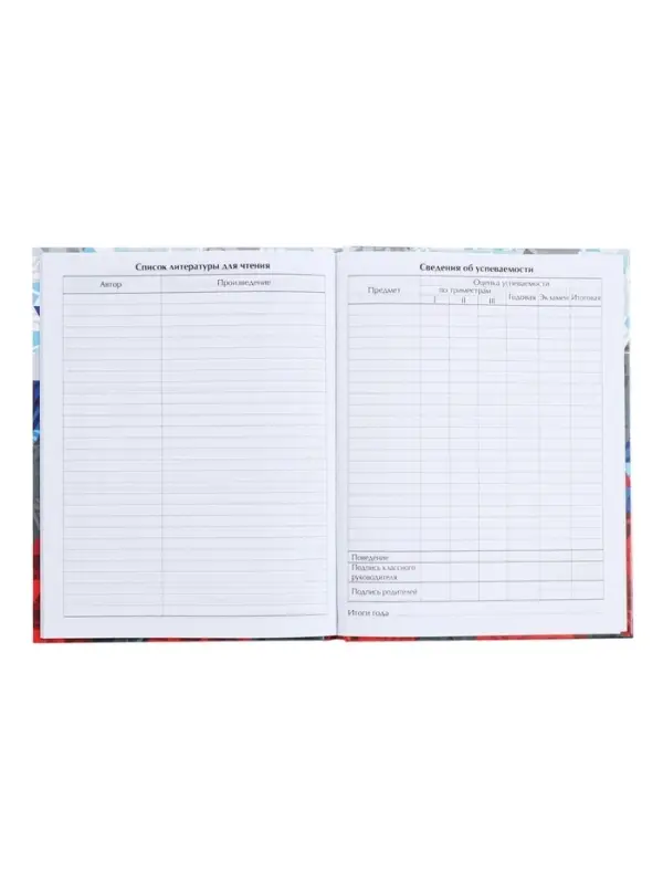 Дневник школьный для 1-11 классов, &laquo;Россия геометрия&raquo;, твёрдая обложка 7БЦ, глянцевая ламинация, 40 листов