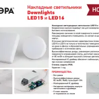 Светильник светодиодный LED 16-18-4K накладной квадратный 18Вт 4000К