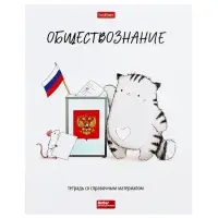 Набор предметных тетрадей Hatber &laquo;Приключения кота Пирожка&raquo;, 12 предметов, 48 листов, со справочным материалом, обложка из мелованной бумаги