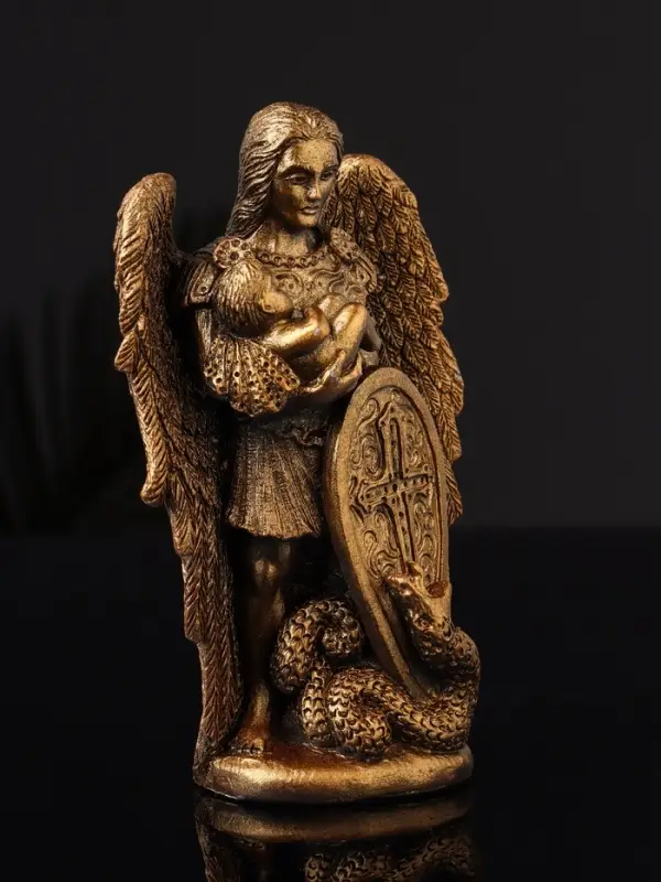Фигурка гипс &laquo;Архангел Михаил&raquo;, 14&times;9&times;4 см, под бронзу