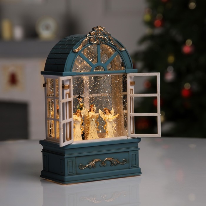 Светодиодная фигура «Ангелы в арке» 13.5 × 22 × 7.8 см, пластик, батарейки ААх3 (не в комплекте), USB, свечение тёплое белое Светодиодная фигура «Ангелы в арке» 13.5 × 22 × 7.8 см, пластик, батарейки ААх3 (не в комплекте), USB, свечение тёплое белое