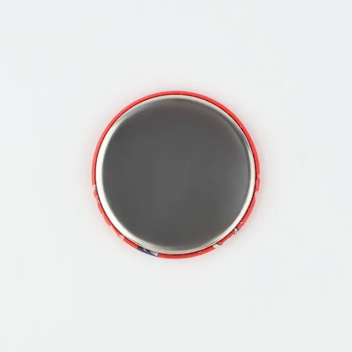 Магнит закатной, сувенир «Любовь - это ...», d=5 см.