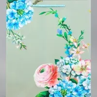 Пакет подарочный ламинированный вертикальный &laquo;Гармония цветов&raquo;, 26&times;12&times;32 см