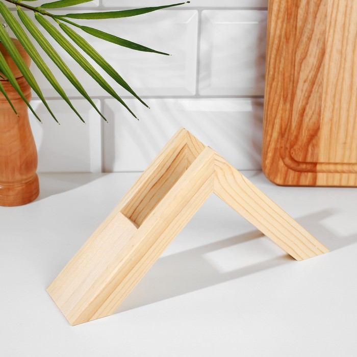 Салфетница деревянная Салфетница деревянная "Треугольник" 210х48х105мм