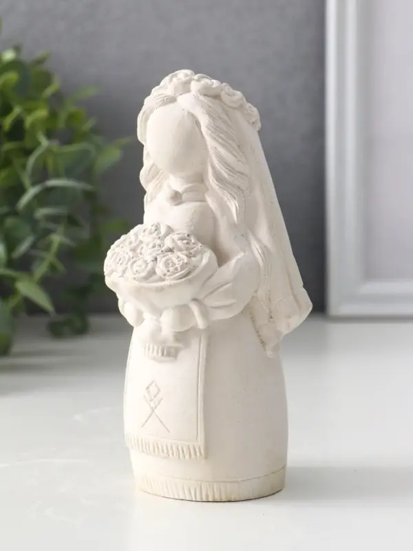 Фигура «Берегиня невеста», 14×6.5×7 см, натуральный