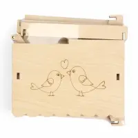 Кормушка - конструктор из ХДФ для птиц &laquo;Синичник&raquo;, своими руками, 24&times;18&times;18.5 см, Greengo