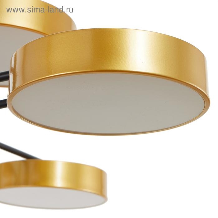 Светильник 35452/6 LED 144Вт 3000-6000К черный-золото 112х96х22 см BayerLux