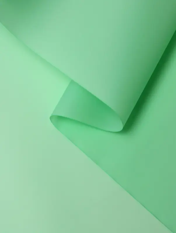 Пленка матовая для цветов и букетов, зеленая мята, 0.58&times;10 м