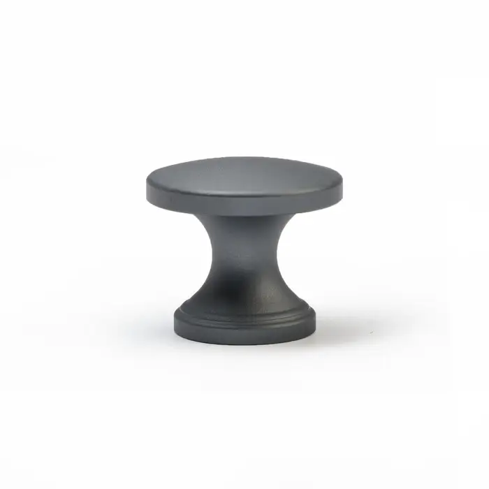 Ручка-кнопка CAPPIO RK148, d=30 мм, цвет графит, 8 шт.