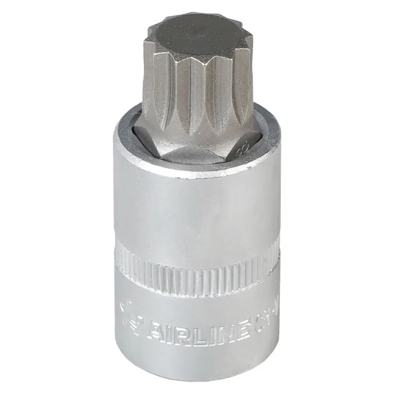 Головка торцевая 1/2"DR со вставкой SPLINE M18, L=55мм