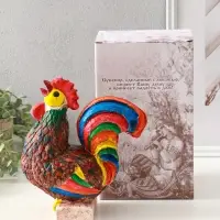 Копилка для денег &laquo;Петух&raquo;, гипс, 21.5&times;19&times;11 см