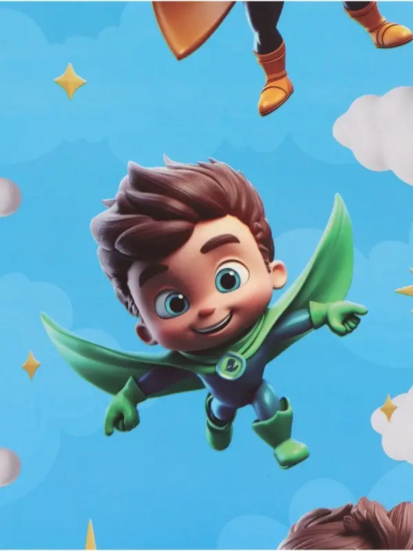 Бумага упаковочная &laquo;Супергерои&raquo;, глянец, 70&times;100 см