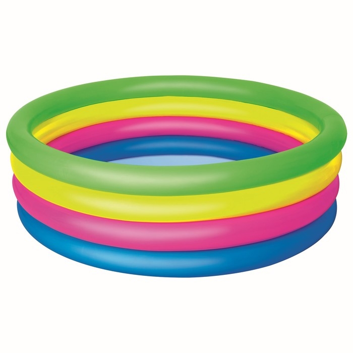 Бассейн надувной «Радуга», 157 х 46 см, от 3 лет, 51117 Bestway Бассейн надувной «Радуга», 157 х 46 см, от 3 лет, 51117 Bestway