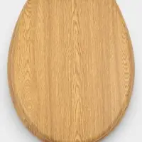 Сиденье для унитаза, 45&times;36&times;5 см, натуральное дерево