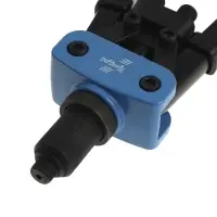 Заклепочник ТУНДРА, 360 мм, двуручный, заклепки 2.4 - 3.2 - 4 - 4.8 - 6.4 мм