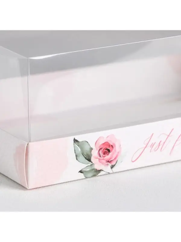 Коробка кондитерская &laquo;Just for you&raquo;, 22&times;8&times;13.5 см