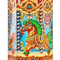 Подарок в картонной упаковке ПРЯНИЧНАЯ КАРУСЕЛЬ 1000 гр