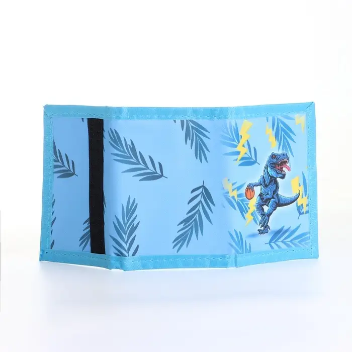 Кошелёк детский &laquo;Баскетбол&raquo; Выбражулька, на липучке, голубой