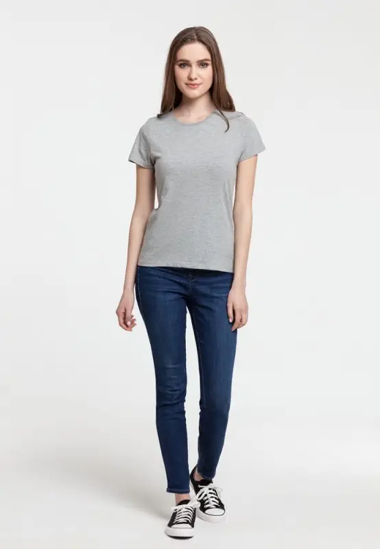 Футболка женская «Подсознательность», серый меланж, размер S