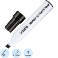 Маркер перманентный ATTACHE чёрный 3-10мм