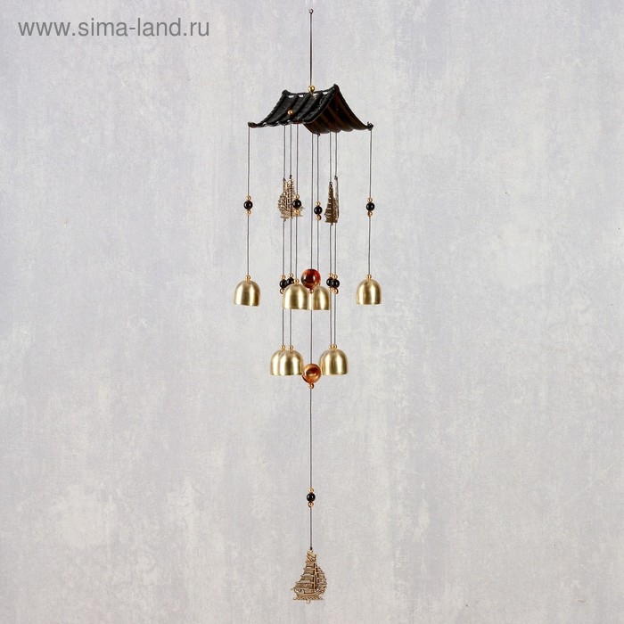 Музыка ветра металл Музыка ветра металл "Корабли" 8 колокольчиков 60 см