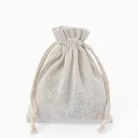 Набор подарочных мешочков 50 шт. &laquo;Лён&raquo; 10&times;12 см, бежевый