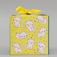 Коробка подарочная складная &laquo;Сюрприз&raquo;, 12&times;12&times;12 см