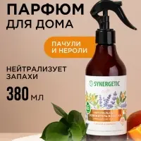 Освежитель воздуха SYNERGETIC &laquo;Пачули и нероли&raquo;, 380 мл